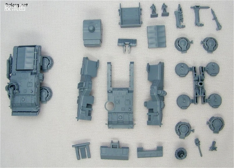 HGUC HG U.C.Hard Graph 陆战型高达&74式气垫卡车套装 - 图片